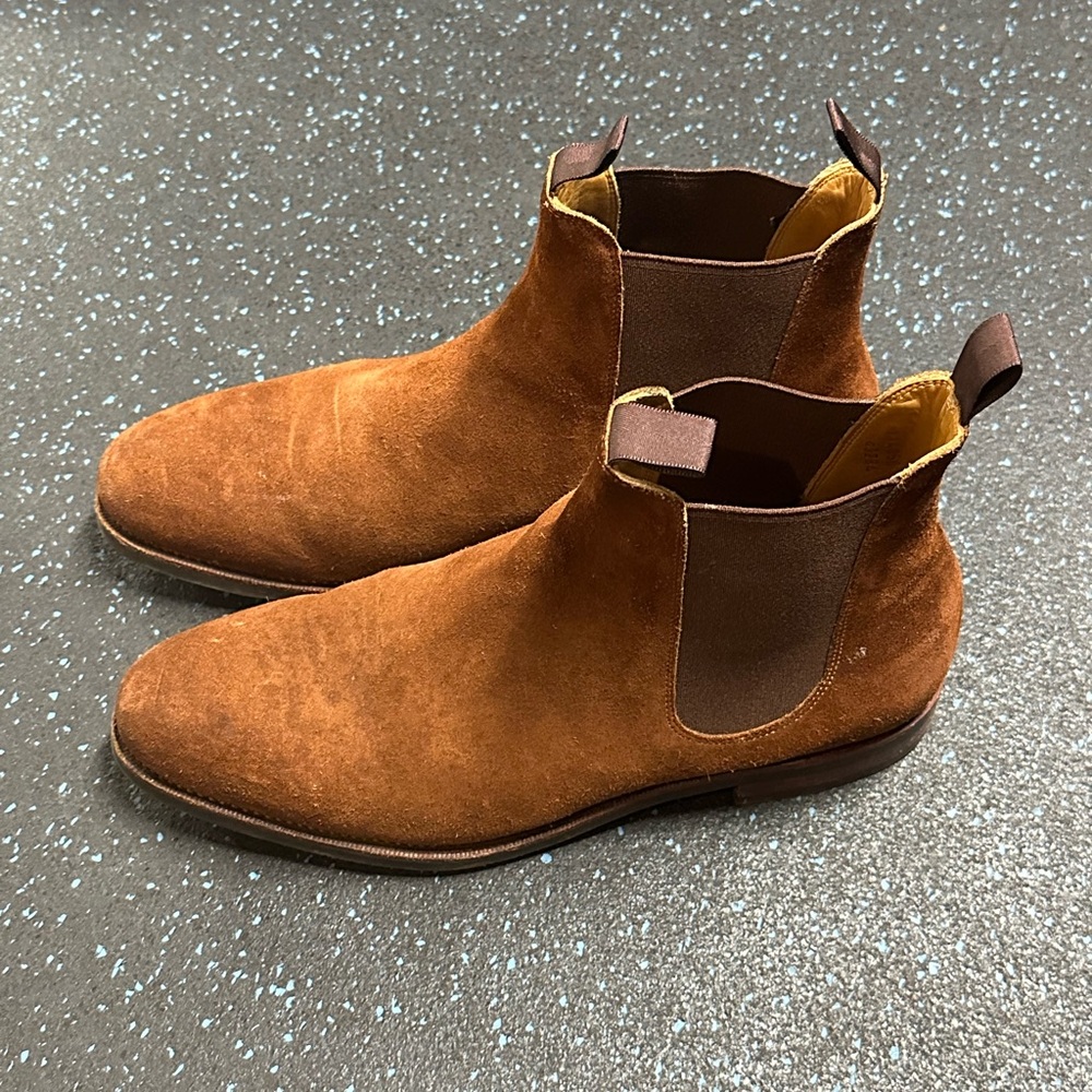 Men's Brown Suede Chelsea Boots 8.5 UK (9.5 US)